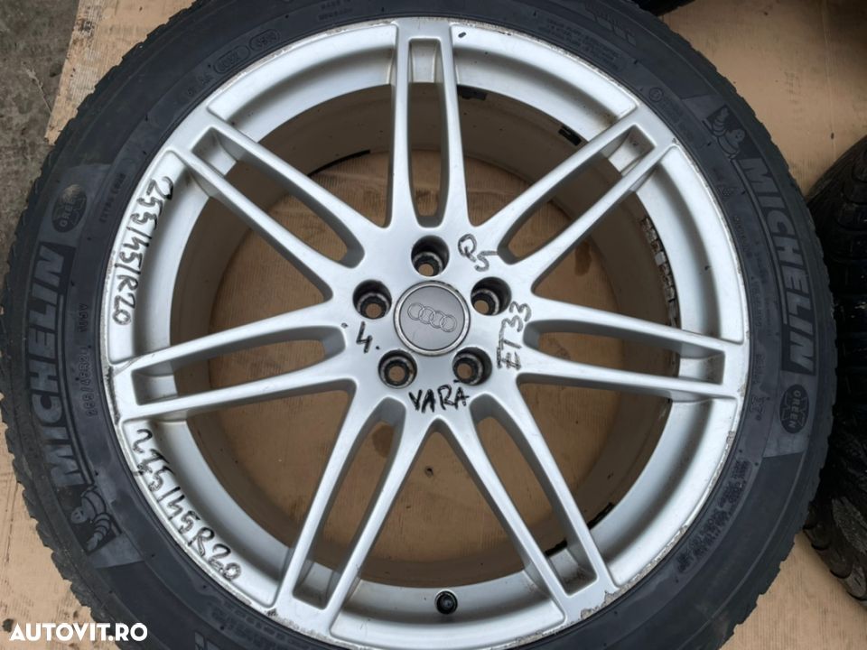 Jante aliaj originale AUDI Q5 cu cauciucuri vara 255/45R20 - 5