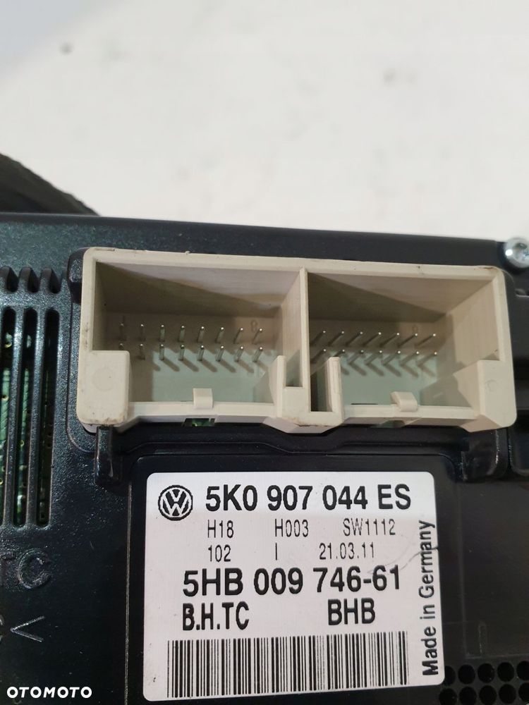 panel nawiewu klimatyzacji 5k0907044es vw tiguan 5n fl 11r 2.0 tdi - 7