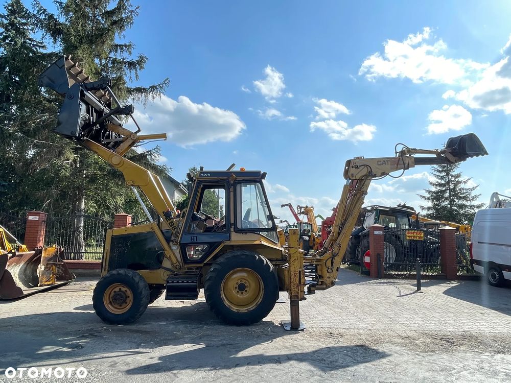 Caterpillar Koparko Ładowarka Cat 428B Caterpillar 428 Koparka Teleskop Krokodyl Widły - 26