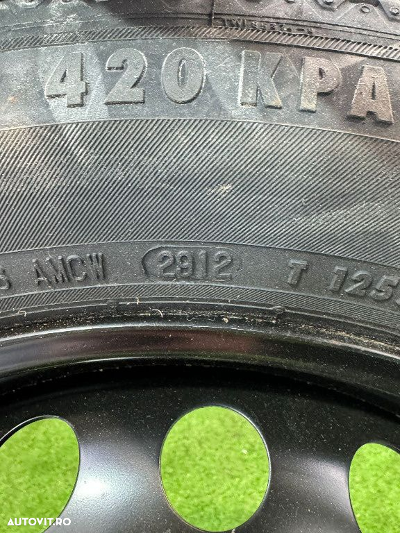 Roata rezerva slim mercedes benz 125/90 r16 5x112 - 5
