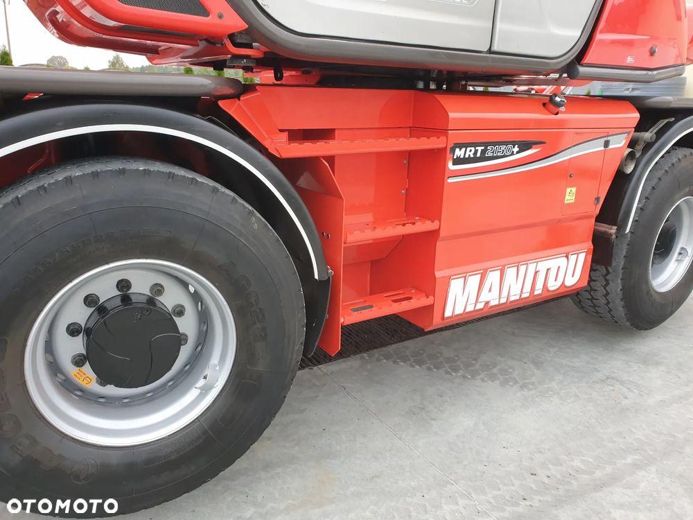 Manitou MRT Roto 2150+Privilege kosz/wciągarka/widły/pilot sprowadzona piękny stan - 18