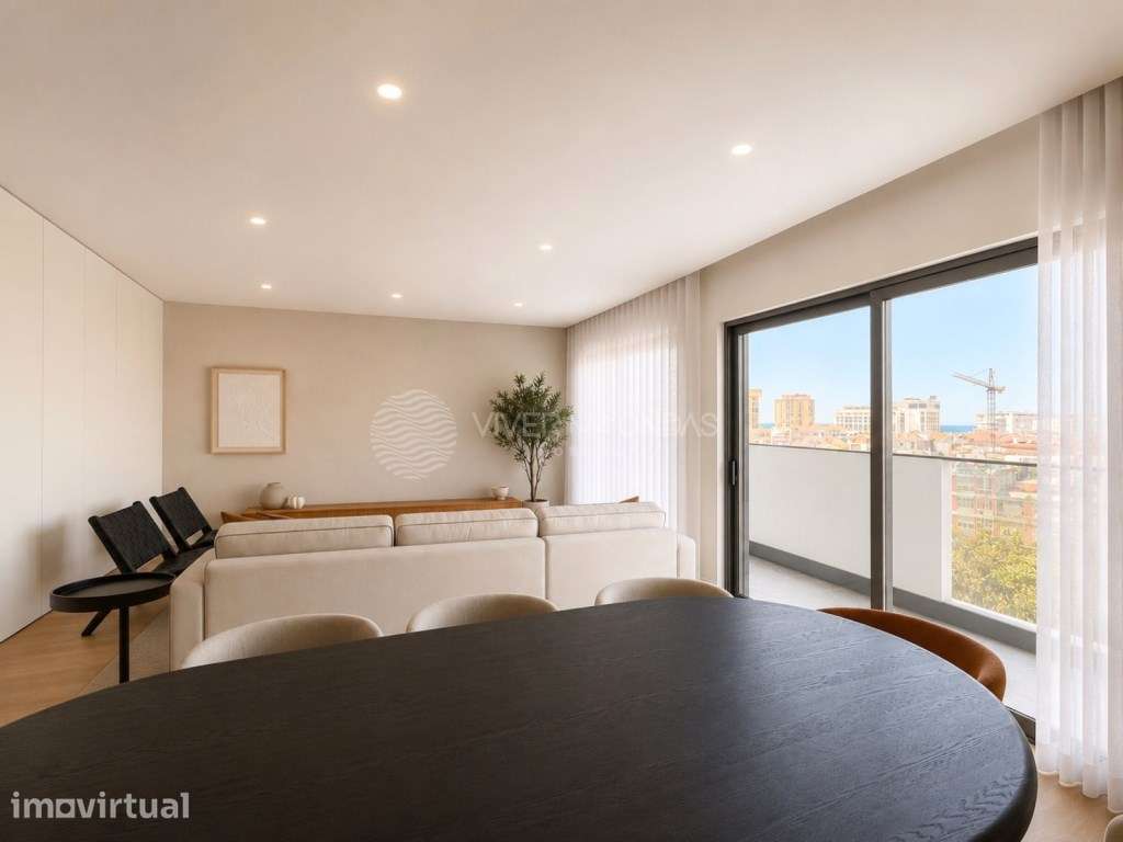 Penthouse T3 Duplex com Rooftop de 122 m², Piscina e Obra de Arte d... - Grande imagem: 3/51