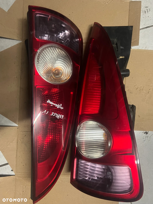 RENAULT ESPACE IV LAMPY TYŁ TYLNE PRAWA LEWA KOMPLET 0058