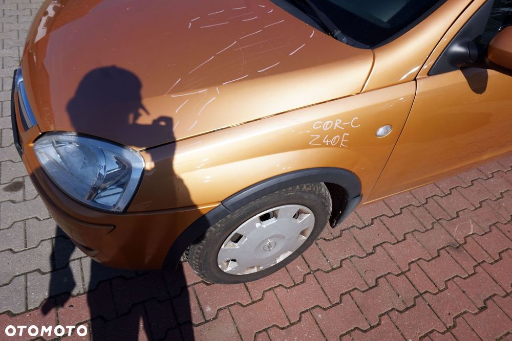 MASKA ZDERZAK BŁOTNIKI LAMPY CORSA C III Z40E  OPEL 1999-2003 ZŁOTY PRZÓD KOMPLETNY - 8