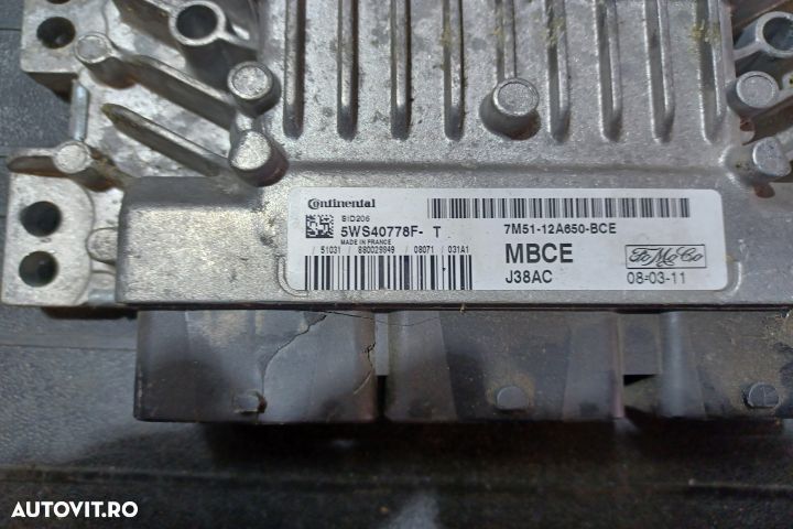 Calculator motor ECU 5WS40778FT - 1.8 TDCI 5WS40778FT - 1.8 TDCI Ford - 4