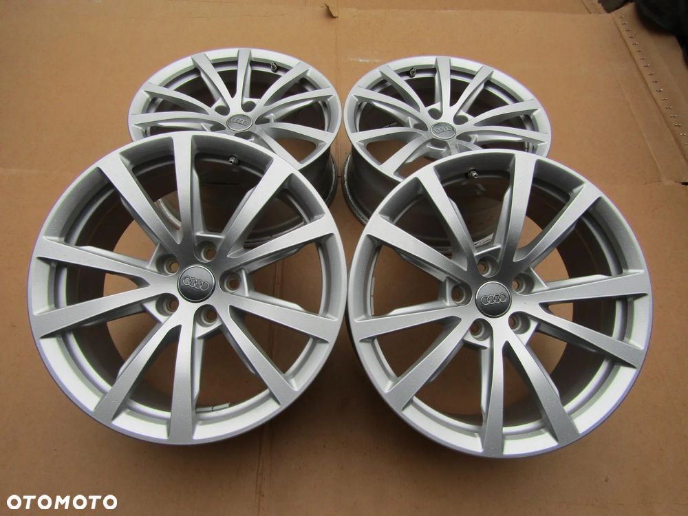 4x JAK NOWE Felgi Aluminiowe 18 Audi A4 B6 B7 B8 A5 8T A6 C6 C7 C8 A7 A8 Q3 Q5 Q7 SEAT SKODA VW BMW 8 j 5x112 ET29 piasta 66,6 mm + czujniki TPMS / STAN IDEALNY - 12