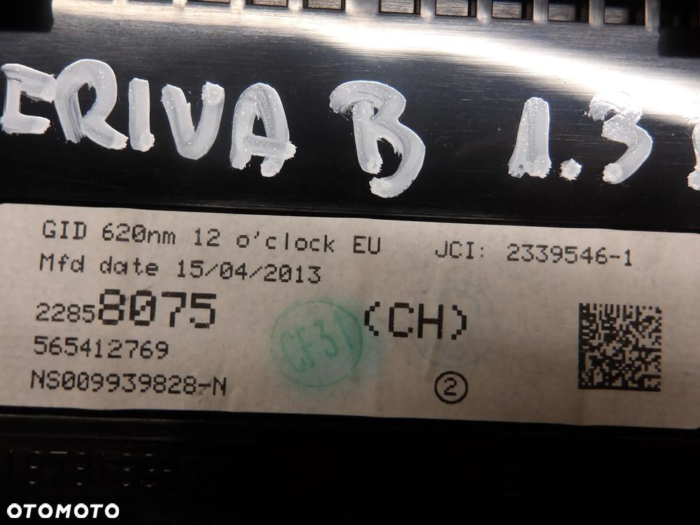 OPEL MERIVA B 10-13 1.3CDTI WYŚWIETLACZ 22858075 - 6