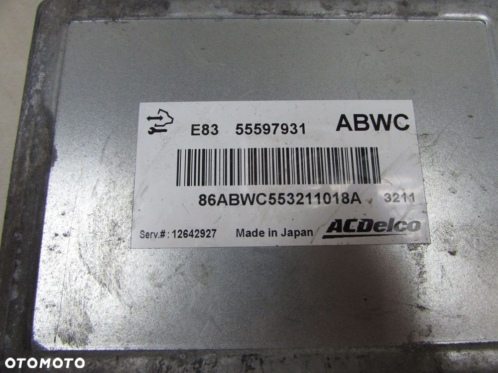 OPEL CORSA D 1.4 KOMPUTER STEROWNIK ECU SILNIKA 55597931 ABWC - 5