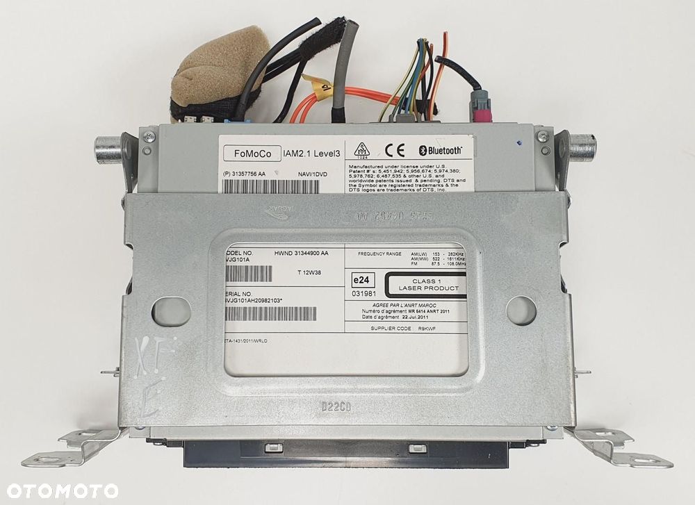 RADIO JAGUAR XF X250 CF6N-18C815-HD - 2