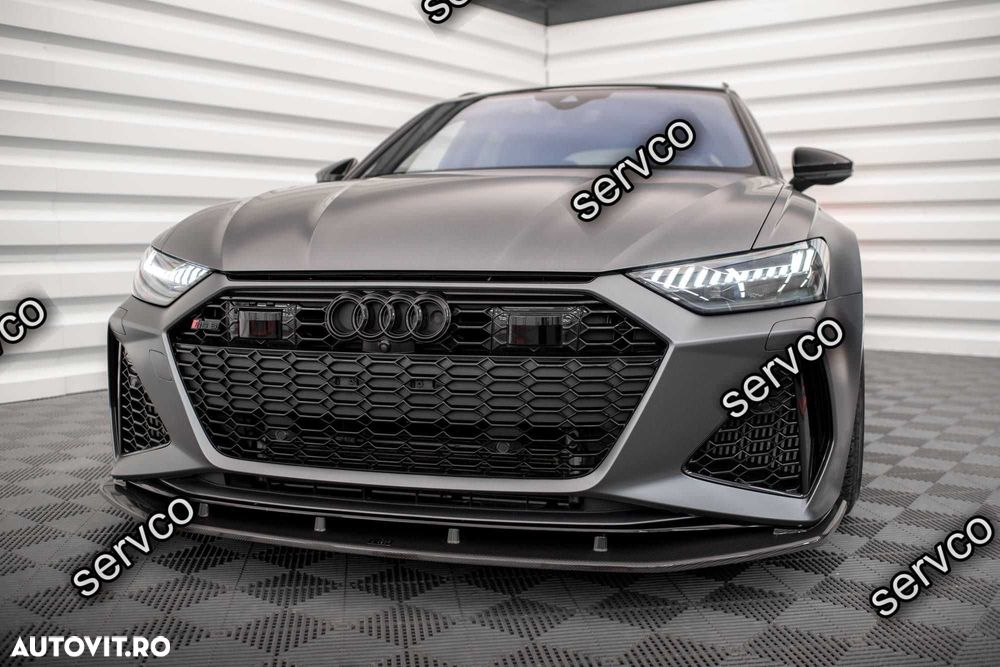 Prelungire bara fata Audi RS6 C8 RS7 C8 2019- v14 Maxton Design Carbon - 2
