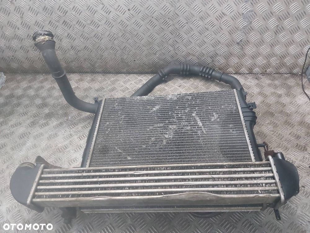 KOMPLET CHŁODNIC WENTYLATOR + RURA CLIO II 1.5 DCI - 1