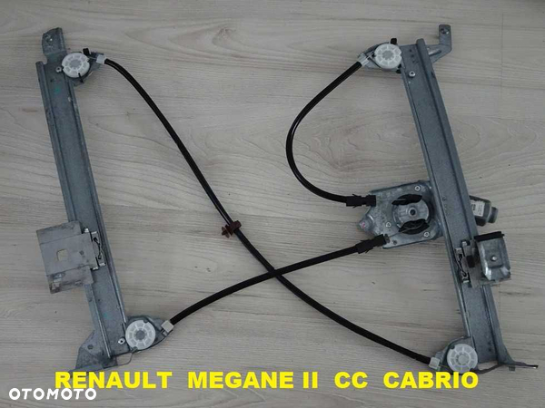 Podnośnik Szyby Renault Megane II 2 CC Cabrio Przód Prawy 02-09 (1b2)