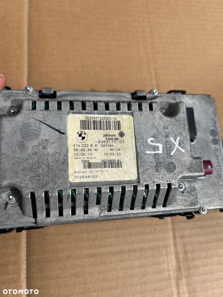 Bmw x5 E70 radio ekran  2063170 - 8