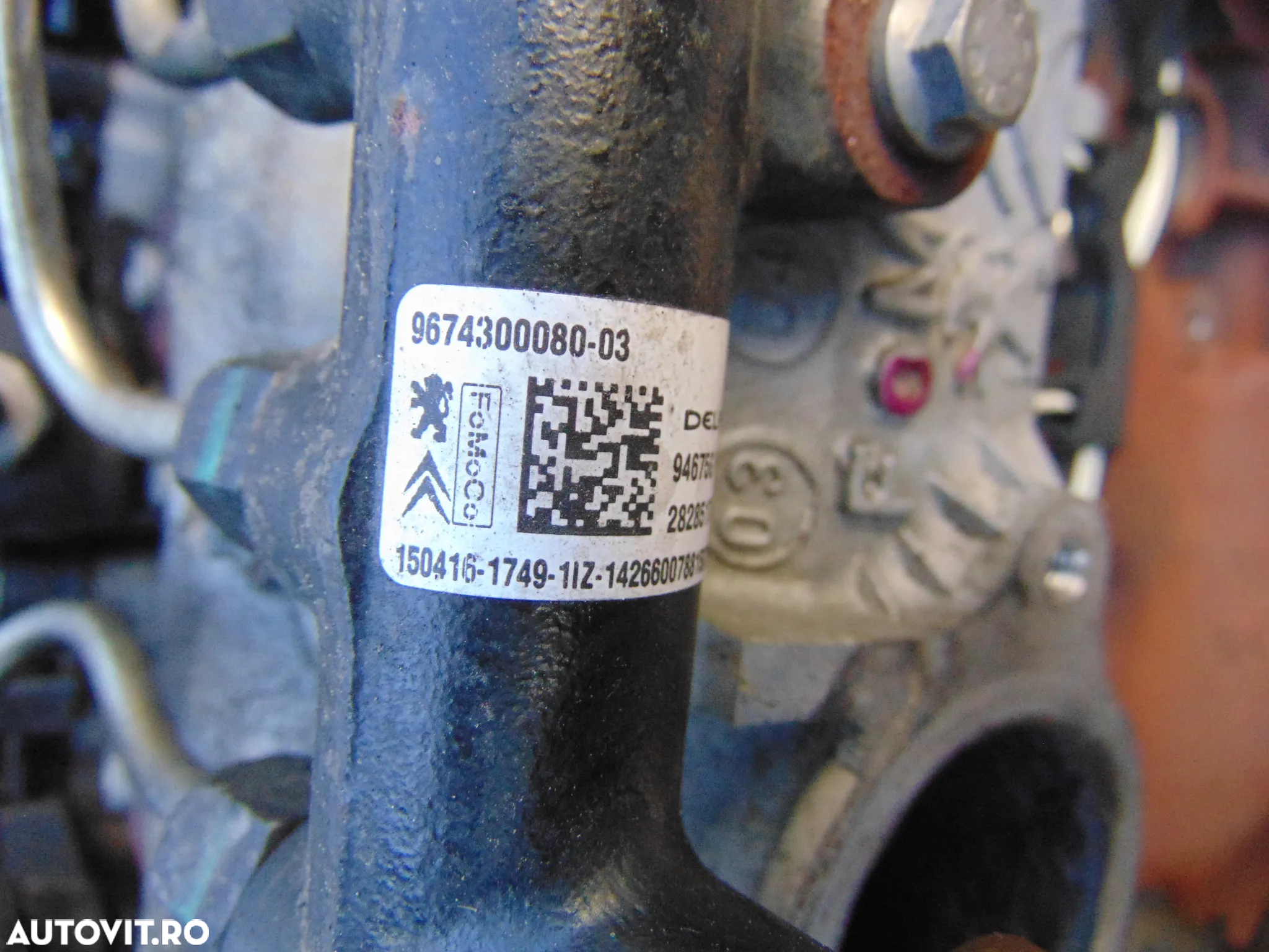 Rampa injectoare Ford Mondeo mk5 2.0 euro 6 Peugeot Citroen cod 9674300080 308 508 3008 5008 boxer jumper c5  kuga s max galaxy - 3