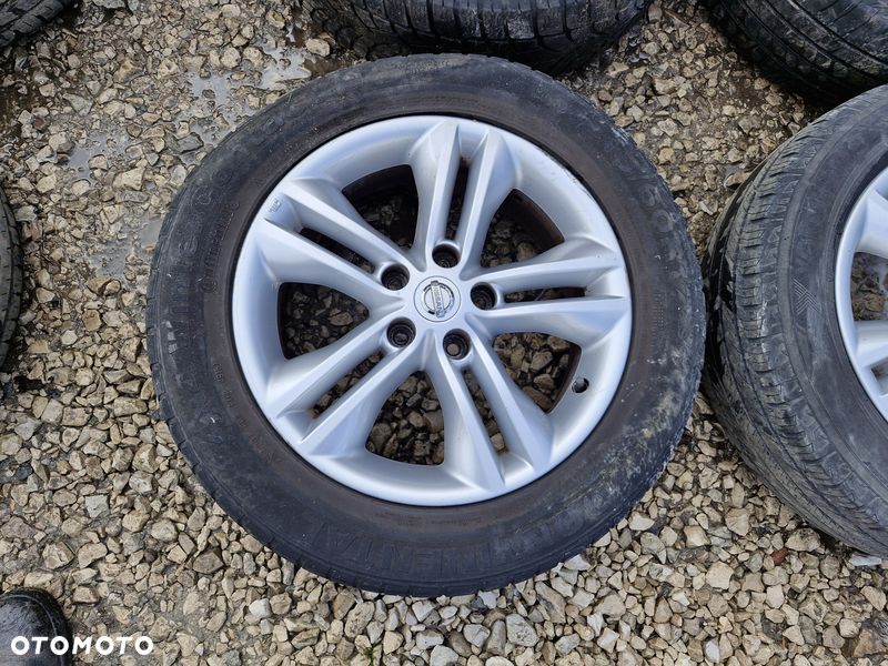 nissan qashqai ii j11 felgi aluminiowe alufelgi 17" cali 5x114.3 6,5j 40300br07a - 2