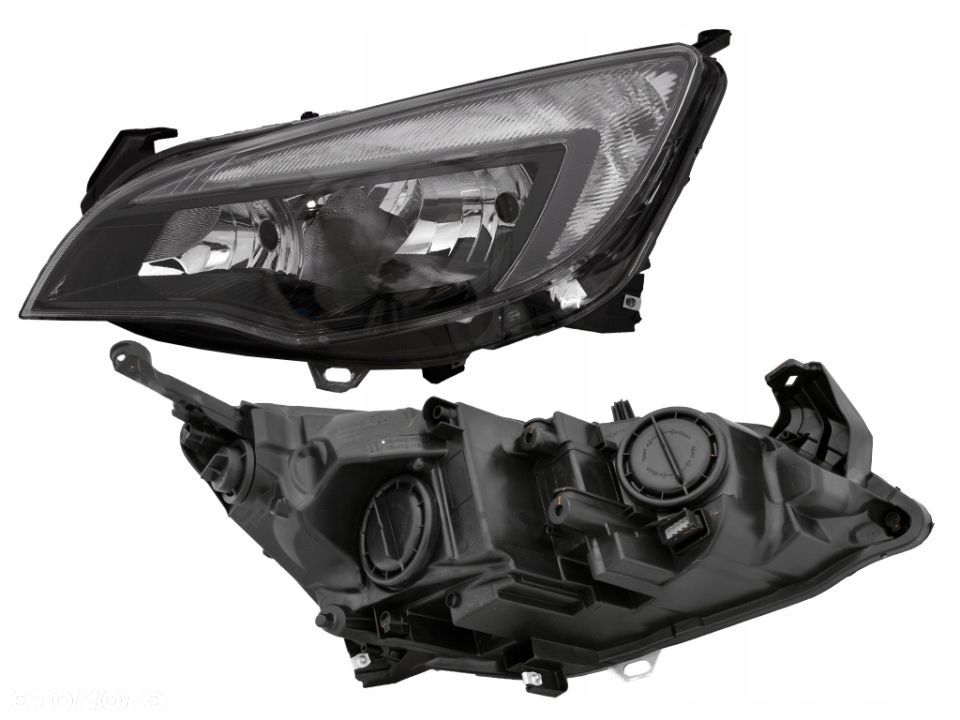 Reflektor Przedni OPEL ASTRA J 2009- H7 H7 Czarny Nowy - 2