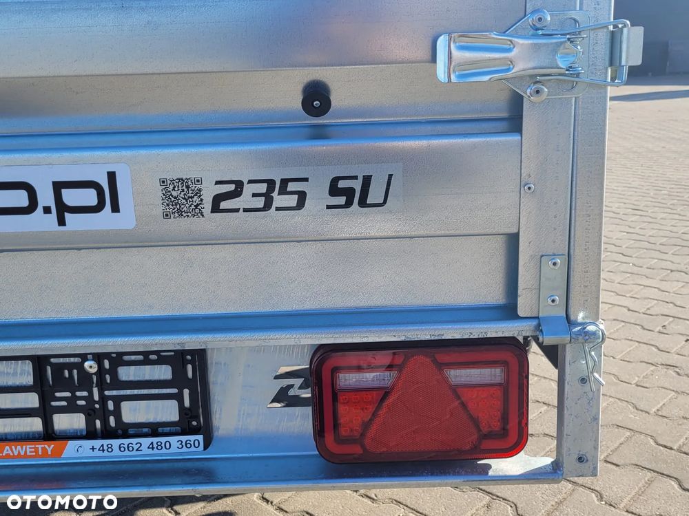 Zaslaw Dostawa Przyczepka uchylna DMC750kg 235x132x35cm SOLIDNA I MOCNA! HIT! - 16