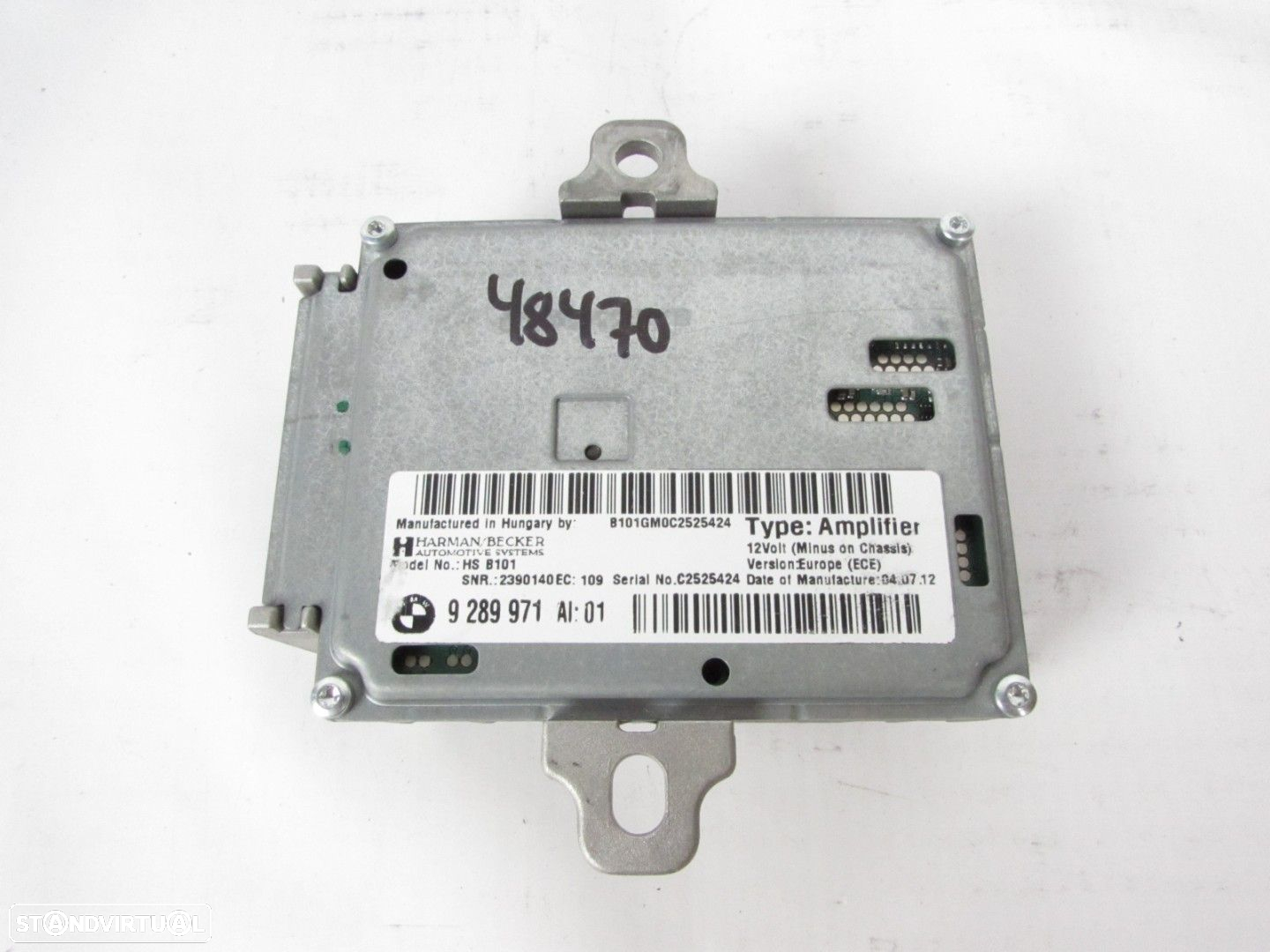 Unidade de comando Active Sound Desin Seminovo/ Original BMW 7 (F01, F02, F03, F... - 3