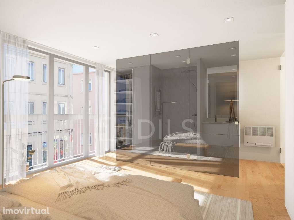 Apartamento T1 com varanda e vista, nas Amoreiras - Grande imagem: 3/20