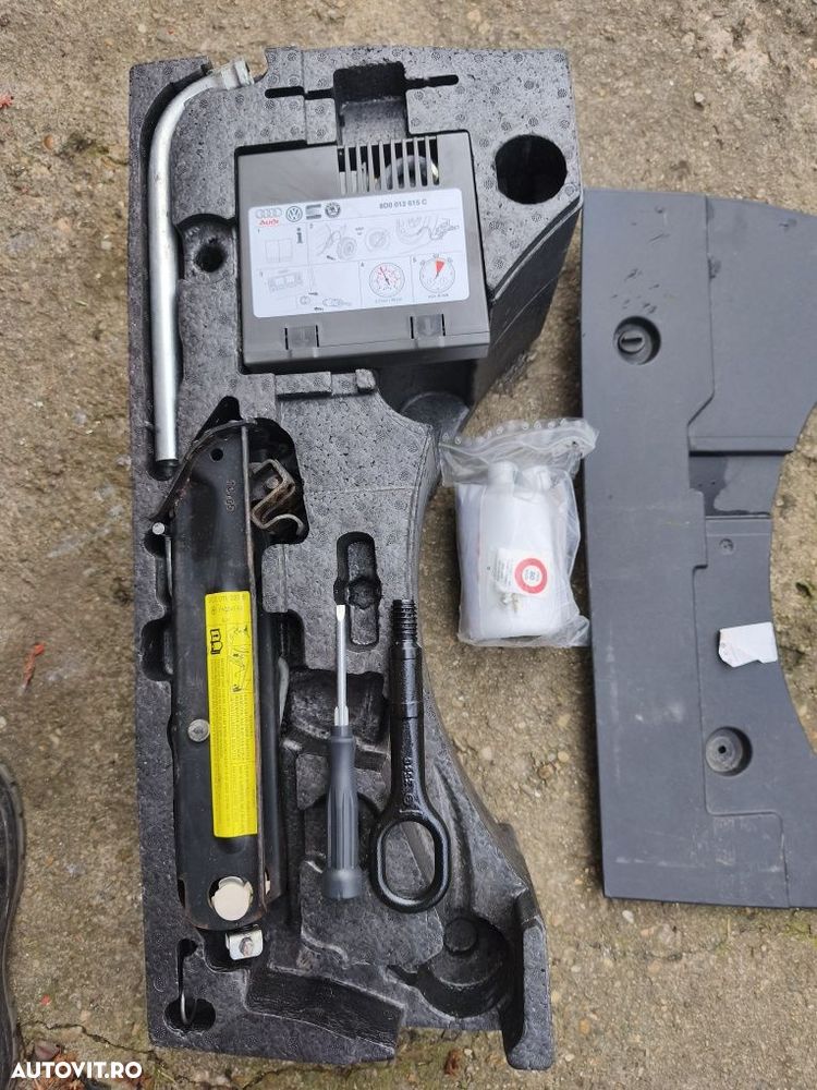 Trusă cric cu cheie de roți /trusă pana Volkswagen Passat B6 B7 CC - 3