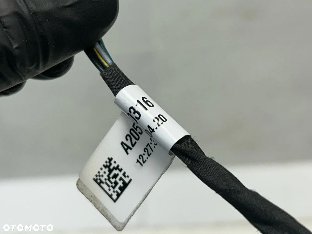 MERCEDES C KLASA W205 LUSTERKO ZEWNĘTRZNE LEWE 7 PIN + 1 PIN ANTENA ASFERYCZNE KOMPLETNE ORYGINAŁ - 17