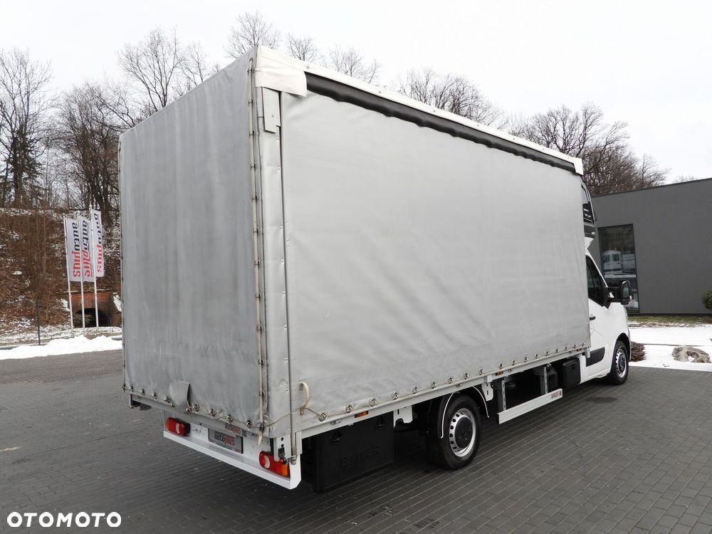 Renault MASTER PLANDEKA 10 PALET WEBASTO TEMPOMAT LEDY PNEUMATYKA KLIMATYZACJA  165KM - 4