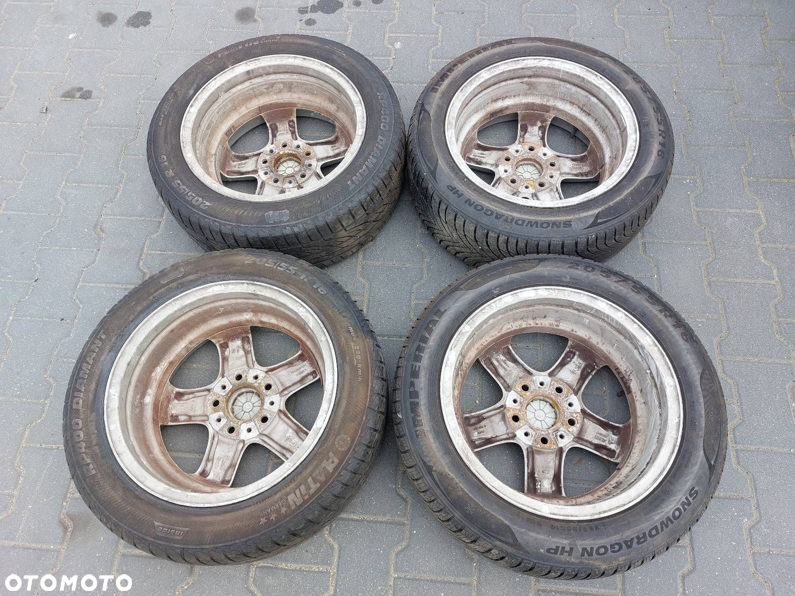 FELGI ALUMINIOWE 4 SZT 5x120 7Jx16 ET44 FI72,6 BMW E46 6769401 - 10