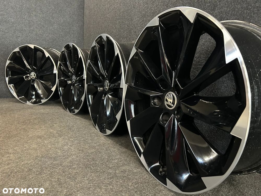 Alufelgi Skoda Superb III, II, Octavia III, Kodiaq, VW Passat B8, B7, Sharan, Tiguan 19 cali 5x112 4szt. Ładne! - 2