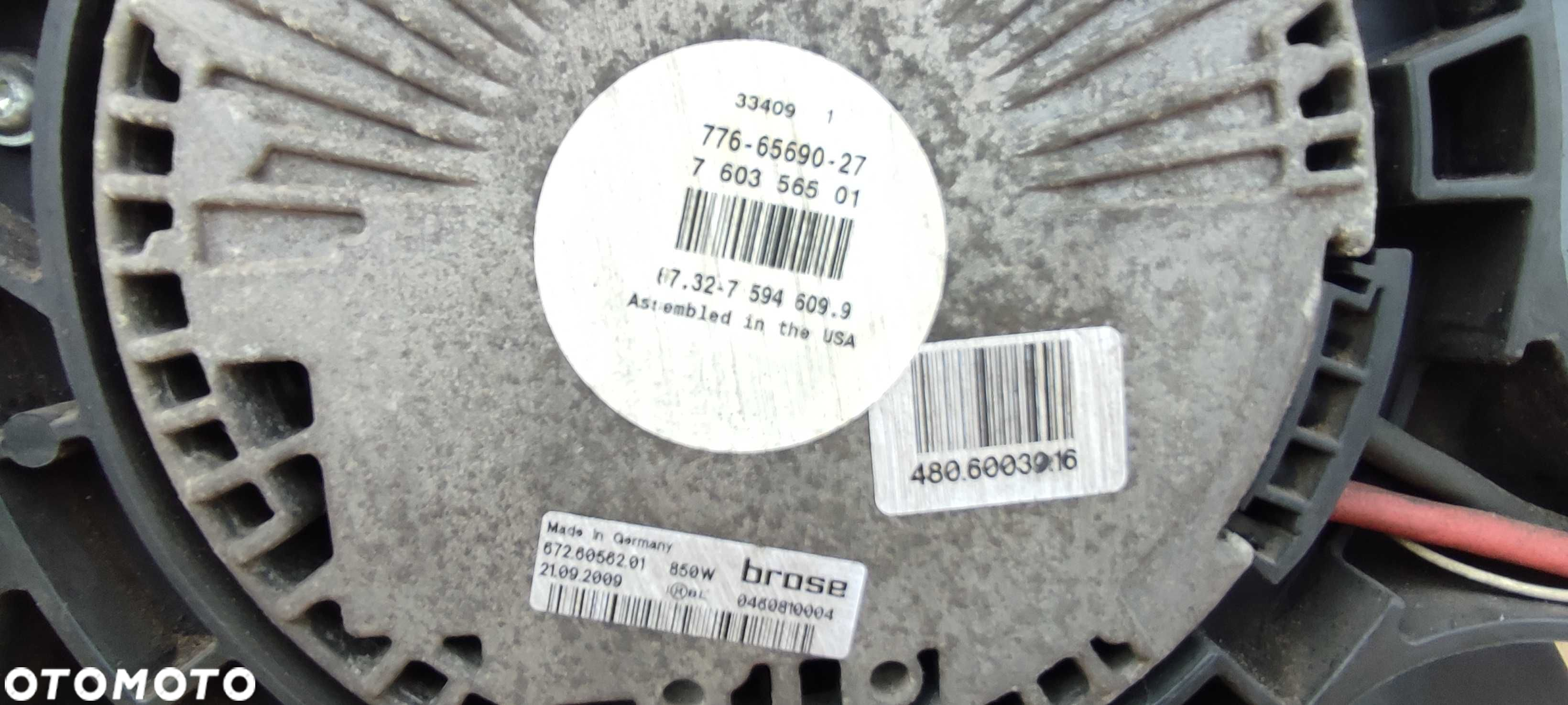BMW X5 F15 E70 X6 F16 E71 4.4 N63 obudowa wentylatora wiatrak idealna - 6