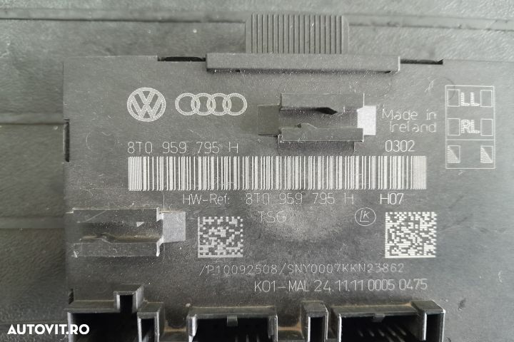 Modul control usa spate stanga 8T0959795H 8T0959795H Audi A5 8T [face - 2