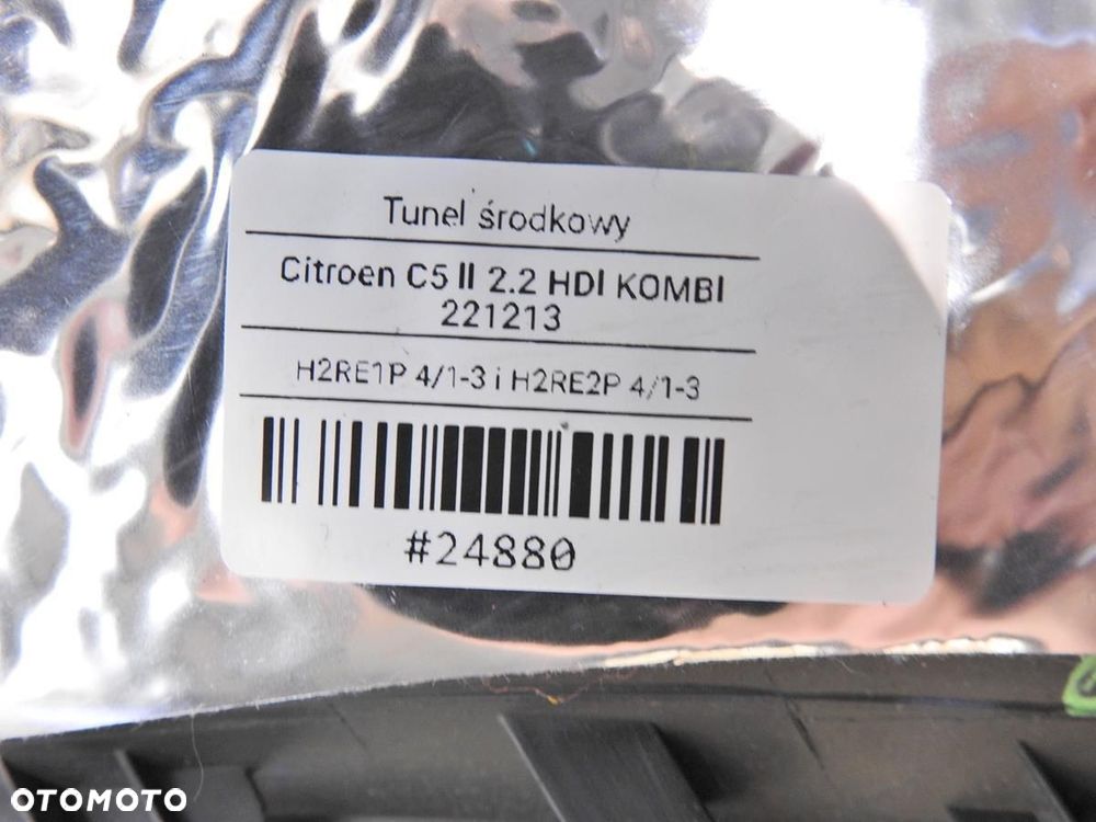 TUNEL ŚRODKOWY PODŁOKIETNIK CITROEN C5 III - 11