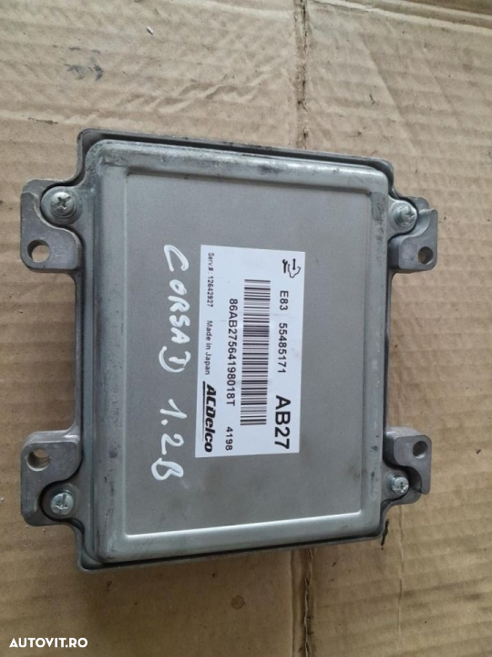 calculator motor ecu motor Opel corsa d 1.2 benzina 55485171