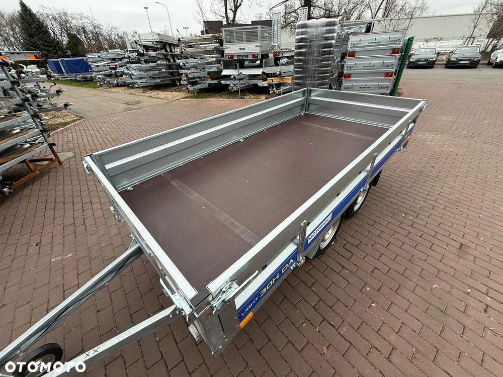 Inny rzyczepa Vesta 30HDA Hochlader DMC 750 kg 301x150x38 2 osie spawana rama koła pod spodem - 7
