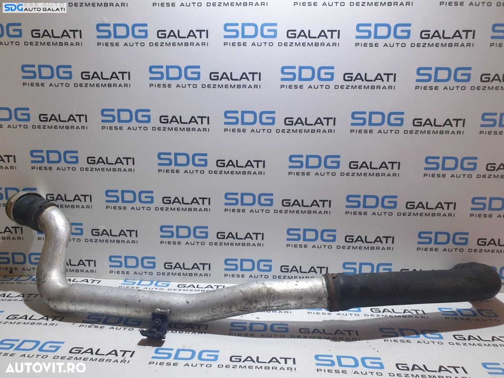 Furtun Conducta Tubulatura  Admisie Aer Turbo Turbina Turbosuflanta Volkswagen Phaeton 3.0 TDI BMK CARA CEXA CEXB 2002 - 2016 Cod 3D0145834T 3D0145834AB - 1