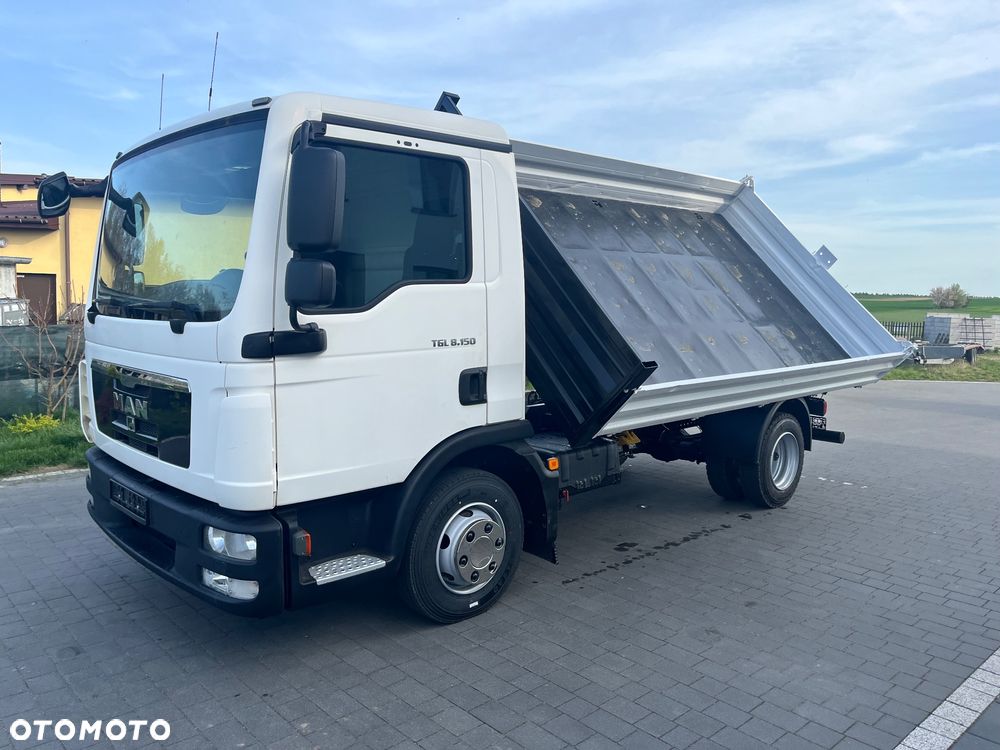 MAN TGL 8.150 / wywrotka 3 strony / z Niemiec / 6x nowe opony 100% - 1