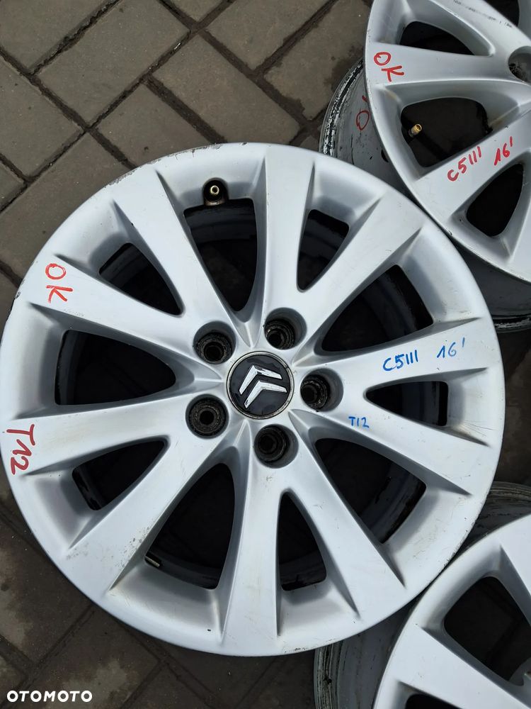 Citroen C5 III X7 Felgi aluminiowe 16" 7J 5x108 ET28 9687895880 - 11