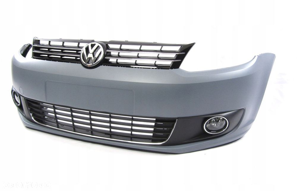 Zderzak przedni VW Touran 10 - 15 Atrapy / Kratki / halogeny Kompletny ! - 1