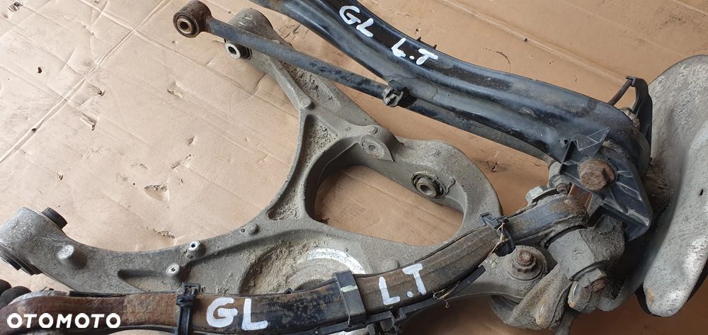 Zwrotnica piasta lewy tył tylna lewa kompletna wahacze Mercedes GL GL350 X166 W166 3.0 CDI - 9