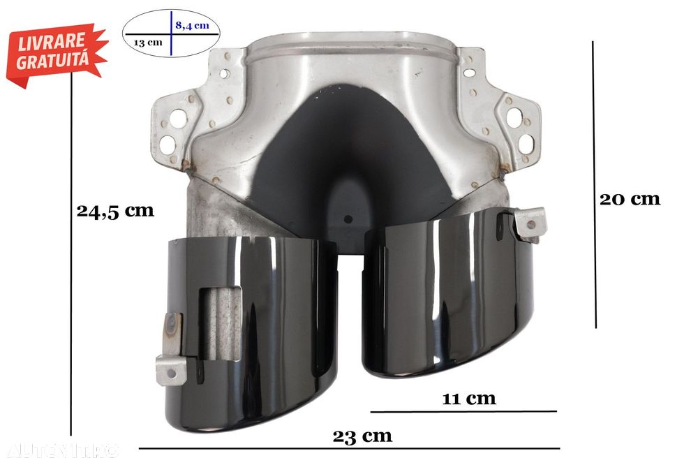 Ornamente pentru sistemul de evacuare Mercedes A-Class W177 CLA II X118 C118 GLA S- livrare gratuita - 10