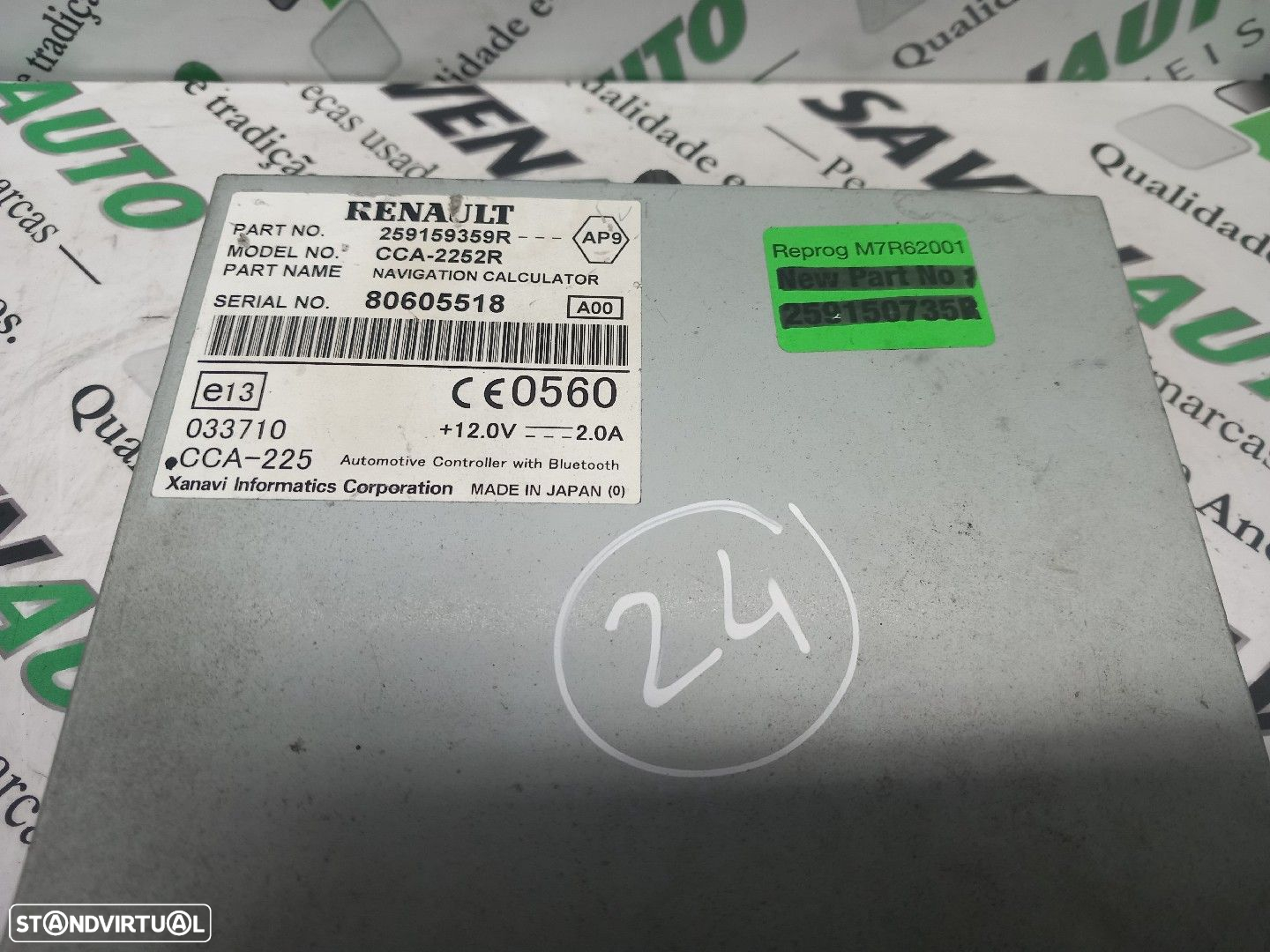 Caixa Cds / Leitor Cds / Dvd Renault Laguna Iii (Bt0/1) - 4