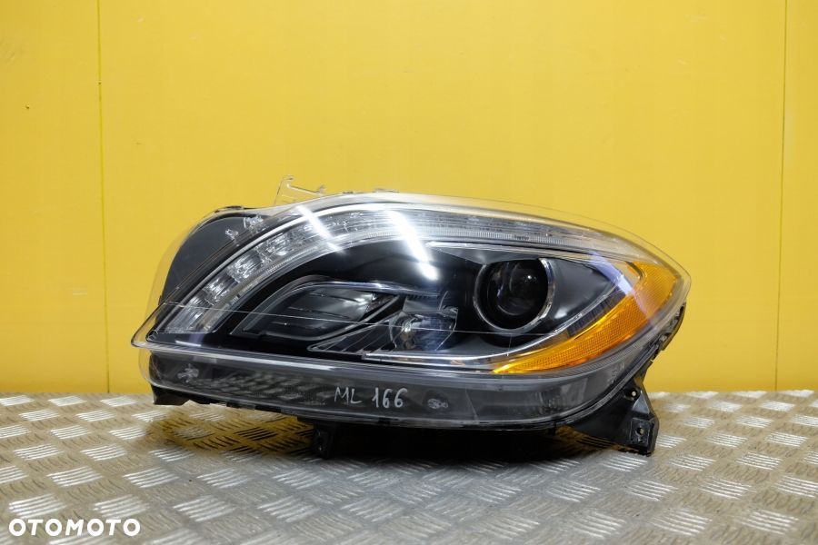 MERCEDES ML W166 2012- REFLEKTOR LAMPA XENON Z LED LEWA USA - 1
