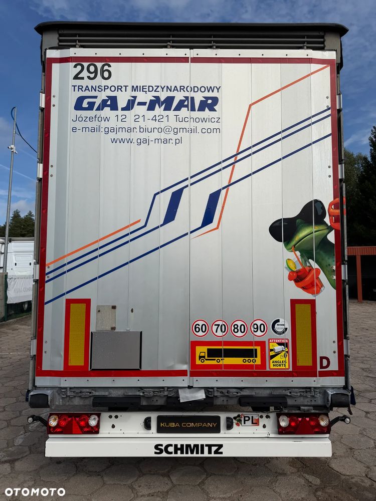 Schmitz Cargobull FIRANKA MEGA / OPONY R 19.5 / RAMA OCYNK / PODNOSZONY REGULOWANY DACH / KOŁO ZAPASOWE / ALUMINIOWE DESKI / BARDZO ŁADNY STAN / FAKTURA VAT MARŻA / 2021 ROK !! - 5