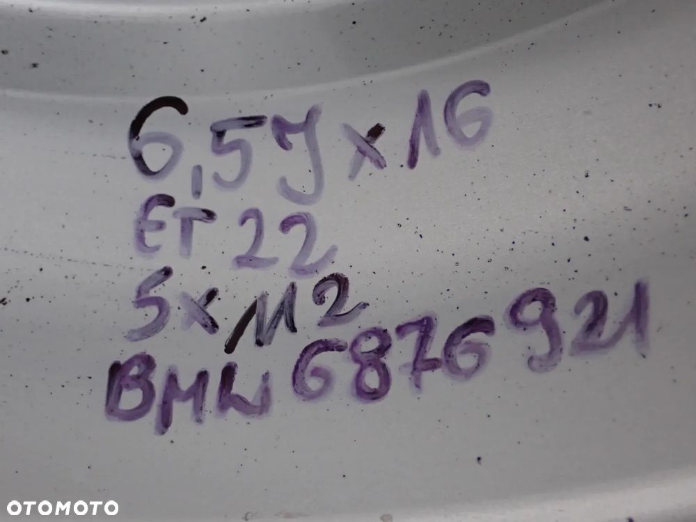 KOŁA FELGI ALUMINIOWE BMW 6,5JX16  ET 22  5X112  BMW 6876921 Z OPONAMI ZIMA GOOD YEAR  205/60/16 - 13