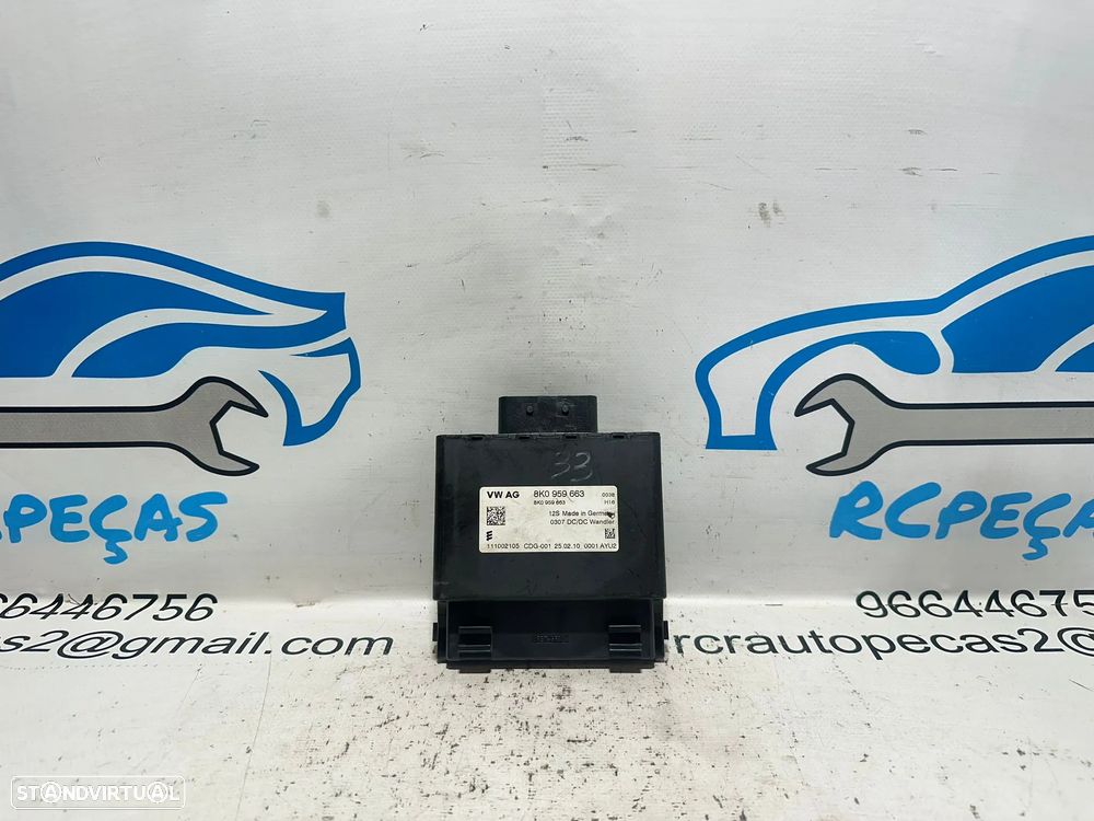 .Centralina Módulo Estabilizador Voltagem Audi Volkswagen VW Skoda Porsche 8K0959663 2005 - 2018