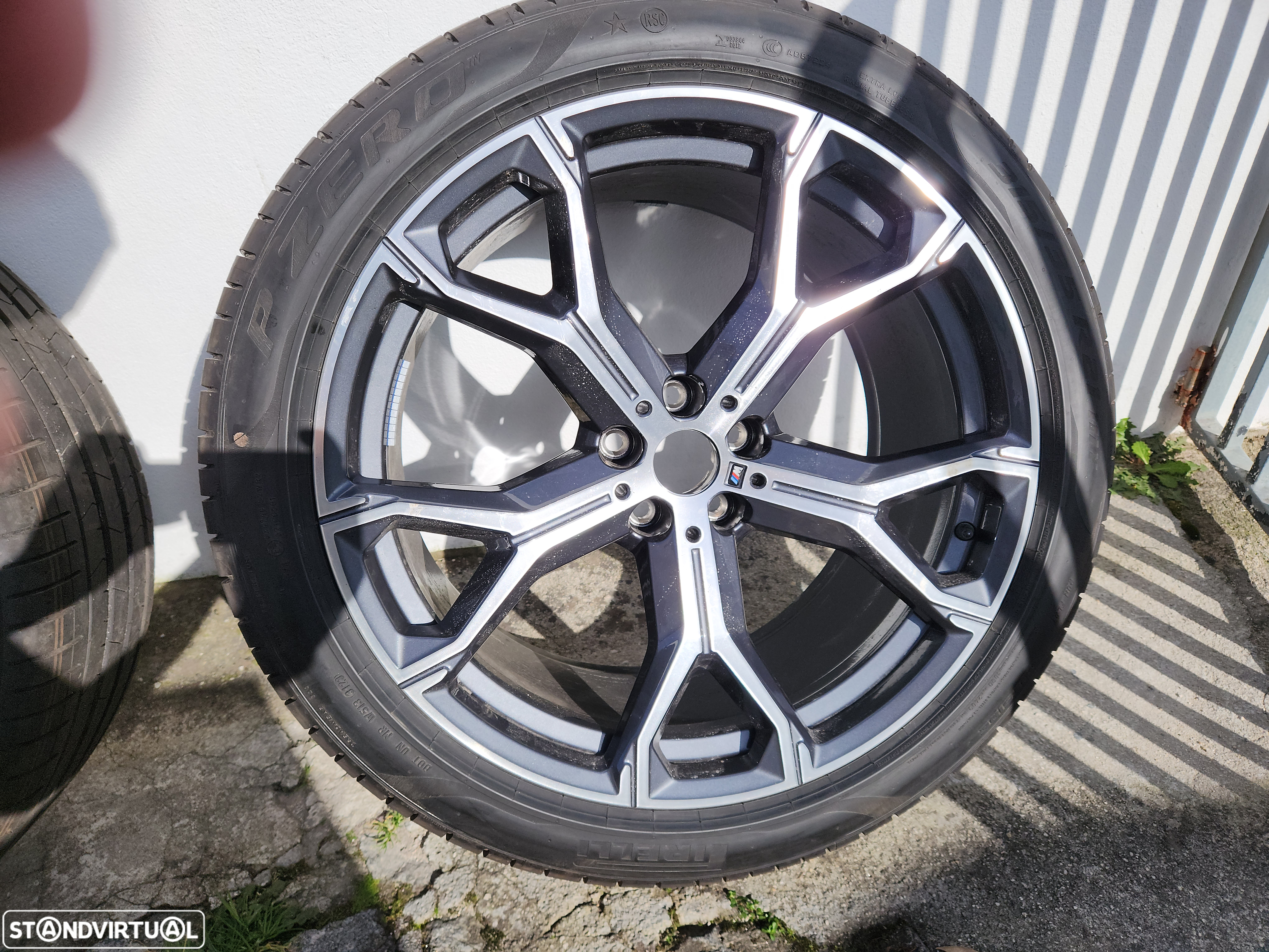 Jantes 21 BMW M Originais com pneus runflat 0 km BMW X5 G05 lci e pre lci 2018 a 2024 - 9