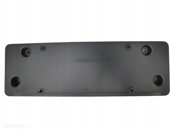 PORSCHE PANAMERA RAMKA MOCOWANIE TABLICY PODKŁADKA LOGOWANE ORYGINAŁ - 1