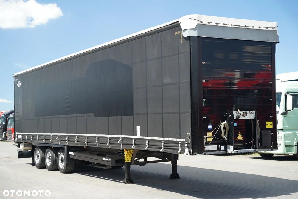 Schmitz Cargobull / FIRANKA / MEGA  / LOWDECK / DACH PODNOSZONY / OŚ PODNOSZONA - 8
