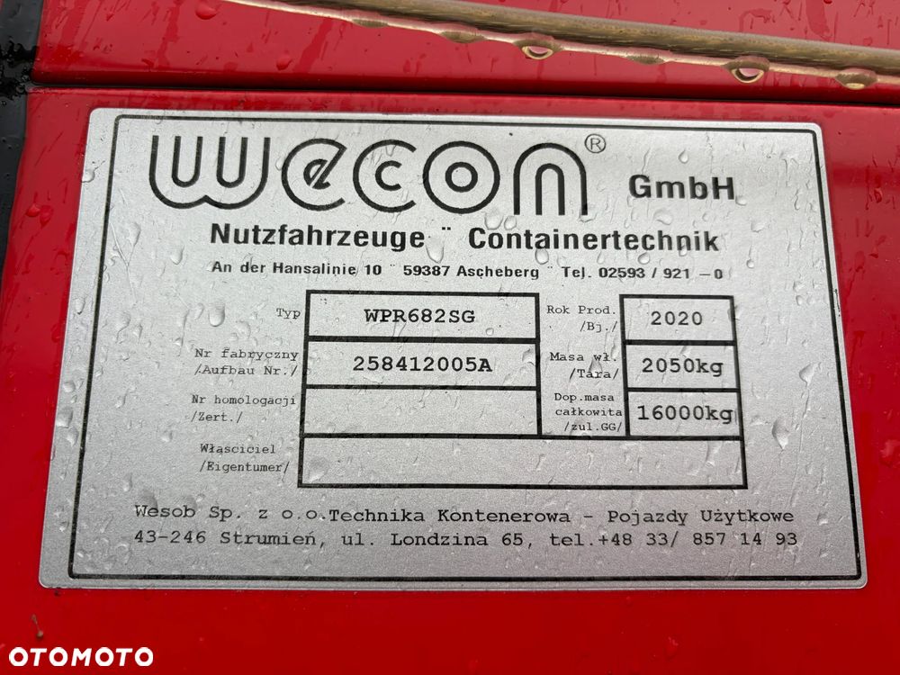 Zabudowa Wecon firanka, plandeka, bdf - 7