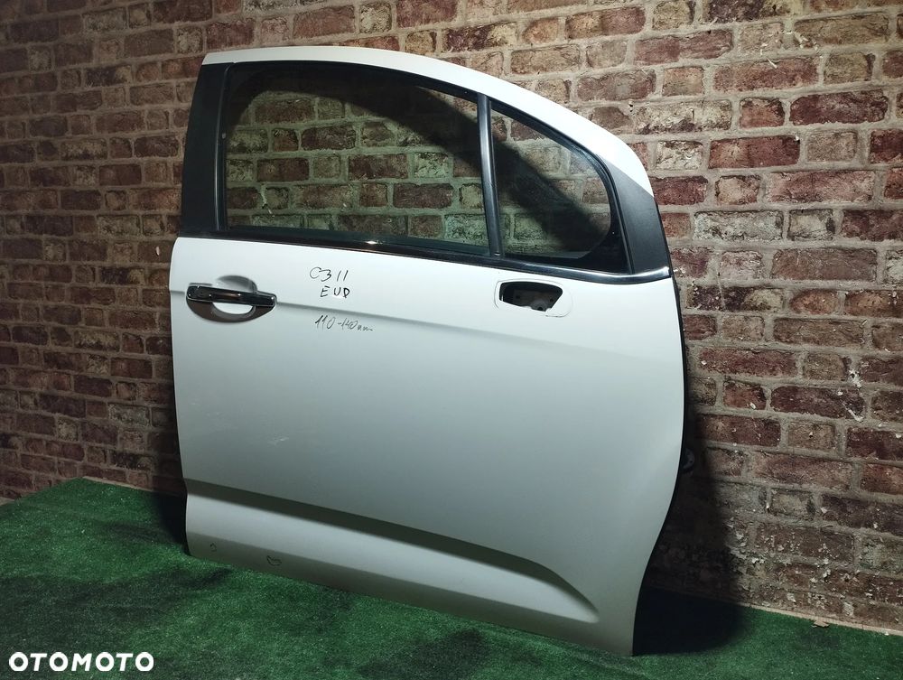 Drzwi przednie Przód LEWE KOMPLETNE strona lewa Citroen C3 II 10- KOD EWP - 2