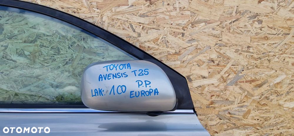 Toyota Avensis T25 Lusterko Prawe EU Kol. 1C0 - 4